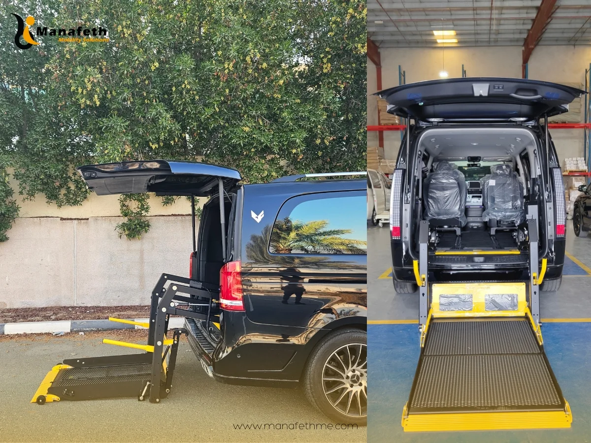 wheelchair accessible vehicles with rear entry