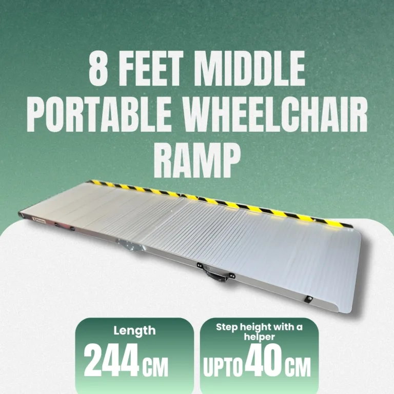 8 Feet Middle Portable Wheelchair Ramp