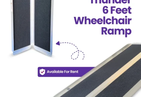 Thunder -6 Feet Wheelchair Ramp for Rent