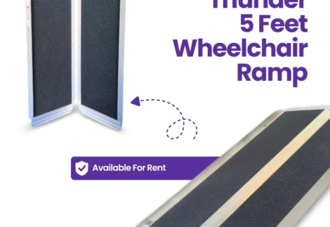 Thunder -5 Feet Wheelchair Ramp for Rent