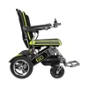 Sideview of Foldable Power Wheelchair by Manafeth