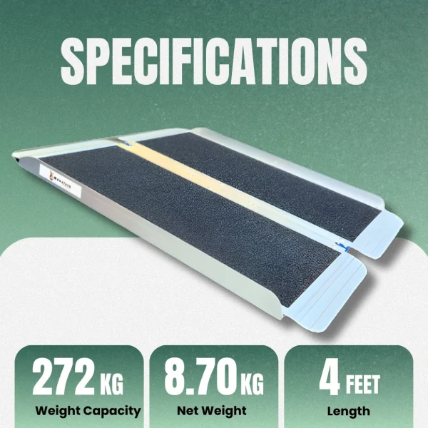 Thunder -4 Feet Wheelchair Ramp | Manafeth Mobility Solutions