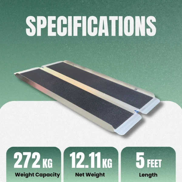 Thunder -5 Feet Wheelchair Ramp | Manafethme