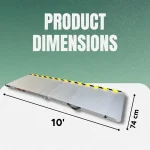 10 Feet Middle Portable Wheelchair Ramp 4