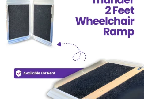 Thunder – 2 Feet Wheelchair Ramp for Rent