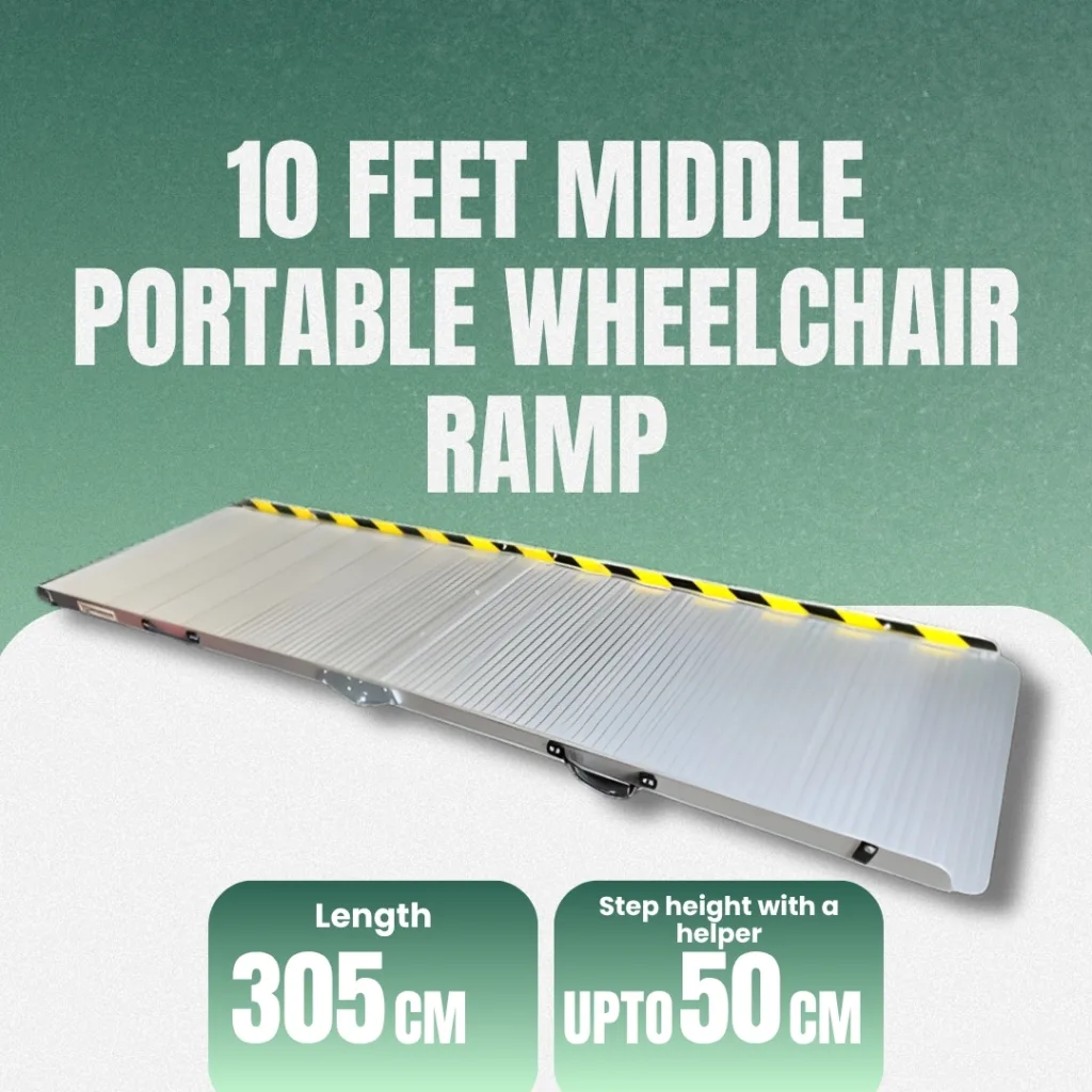 10 Feet Middle Portable Wheelchair Ramp