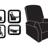 LC101 Rise and Recliner Chair - Image 5