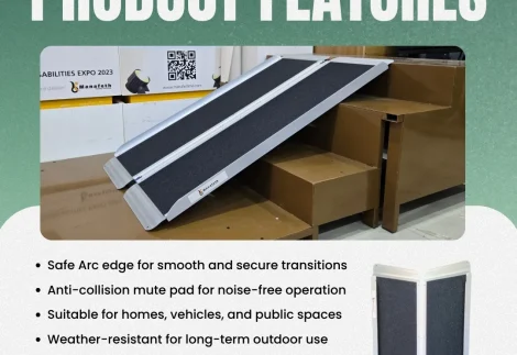 Wheelchair Ramp 4ft - portable