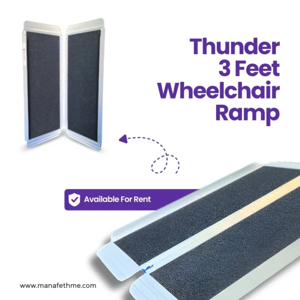 Thunder - 3 Feet Wheelchair Ramp for Rent