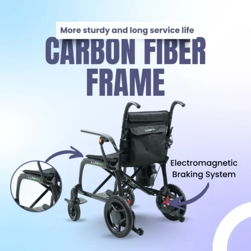 LUMI® NOVA – Portable Lightweight Carbon Fiber Motorized Wheelchair 2