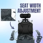 LUMI® MAX PLUS – Lightweight Foldable Wheelchair with Elevating Legrest 10