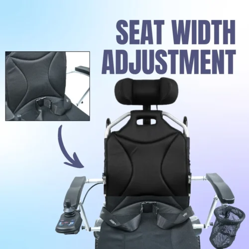 LUMI® MAX PLUS – Lightweight Foldable Wheelchair with Elevating Legrest 9
