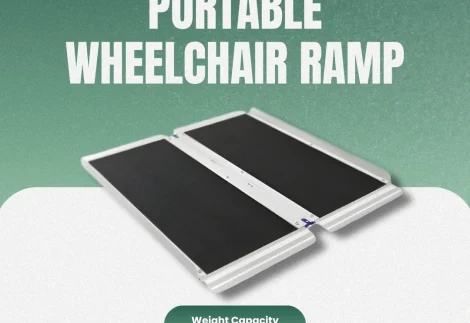 Portable wheelchair ramp