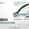 Portable Wheelchair Ramp Handle