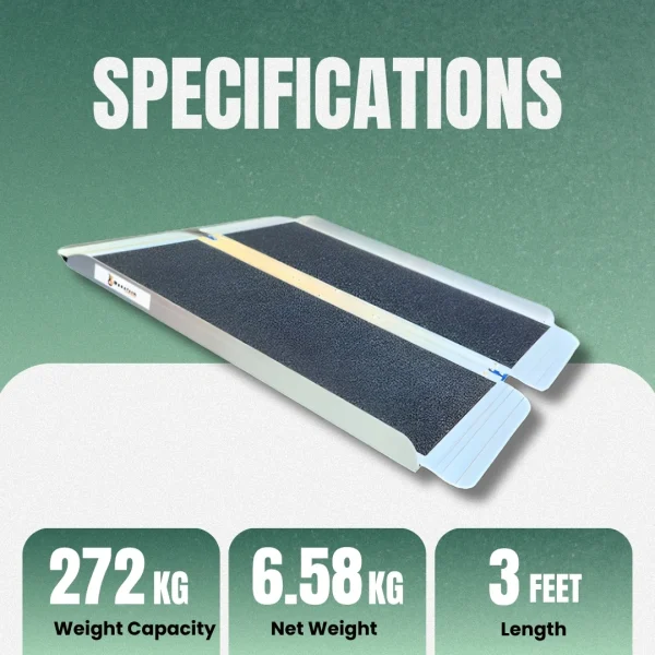 Buy 3 Feet Thunder Wheelchair Ramp | Manafeth Mobility