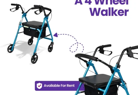 A4 wheel walker