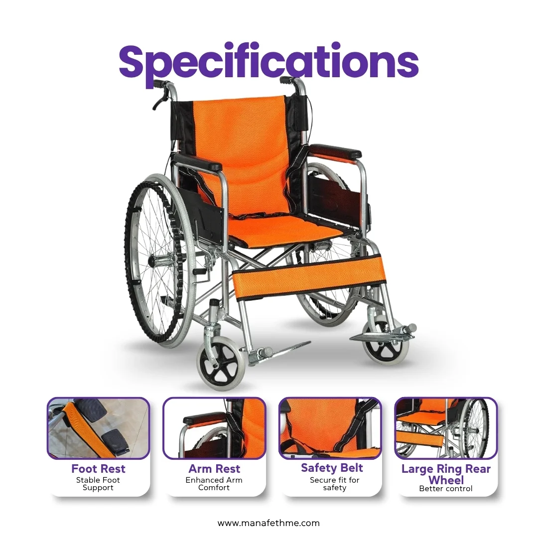102 Manual Wheechair for Rent
specifications