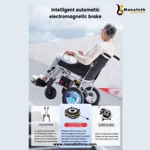 Ultra Lightweight Power Wheelchair with Intelligent Braking System
