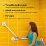 Hand rail with angle adjustment 3