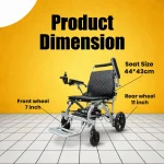 Comfortable Lightweight Power Chair – Foldable & Airsafe (KSM-603) 6