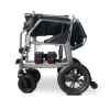 Folded Lightweight Power Chair Left Side View