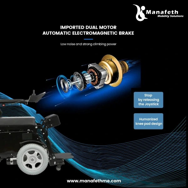 Motorized Wheelchair 311 Electromagnetic Brake