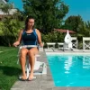 Lady in a Fixed Pool Lift InPool