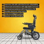 Recliner Wheelchair – Thunder Auto Reclining & Folding 3