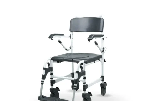 Mobile shower and toilet chair