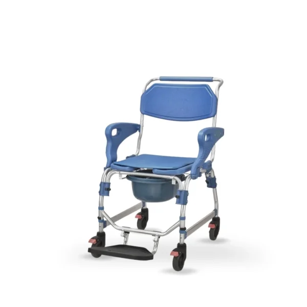 Shower Commode Chair | Anti-Slip Backrest & EVA Seat - SCAP-02