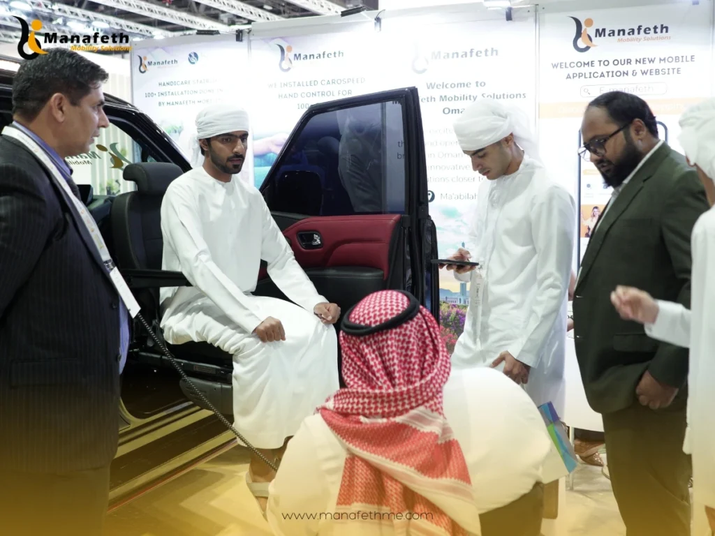 swivel seats Demo in dubai expo