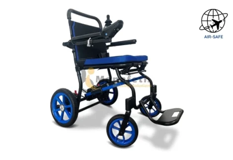 Lightweight Carbon Fiber Foldable Electric Wheelchair - 360° Joystick (Airsafe)