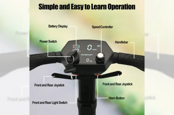 Compact Lightweight Folding Electric Scooter - Image 5