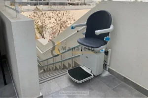 Handicare 4000 Outdoor Stairlift in Dubai South by Manafeth