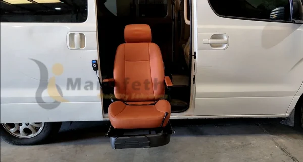 Hyundai H1 with Turny seat by Manafeth Mobility UAE