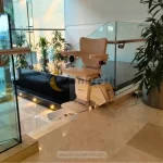 Indoor stairlift by Manafeth For disabled in Dubai