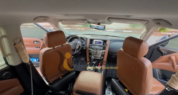 Infiniti QX80 with Swivel seat inside view