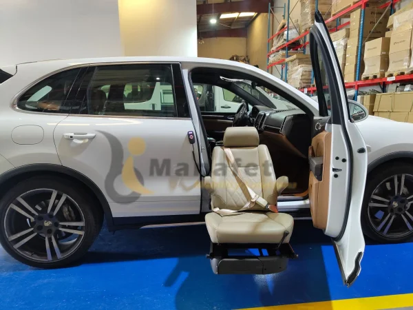 Porsche Cayenne S with Turny seat by Manafeth Mobiity UAE