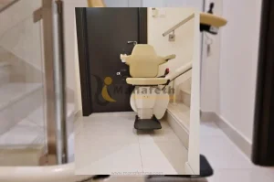 Stair Lift for wheelchair user full view