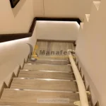 Stairlift for disabled people rails view