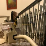 Stairlift for elderly installed by Manafeth Mobility