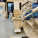 Stairlift for elderly installed in house by Manafeth Mobility UAE