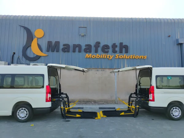 Toyata Haice with wheelchair lift rare view