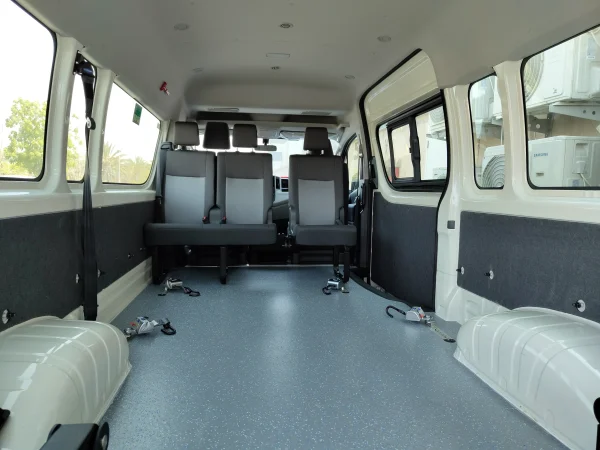 Toyota Haice inside cabin view Dubai