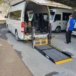 Toyota Hiace with wheelchair lifts for Al-Thiqah Club By Manafeth In dubai