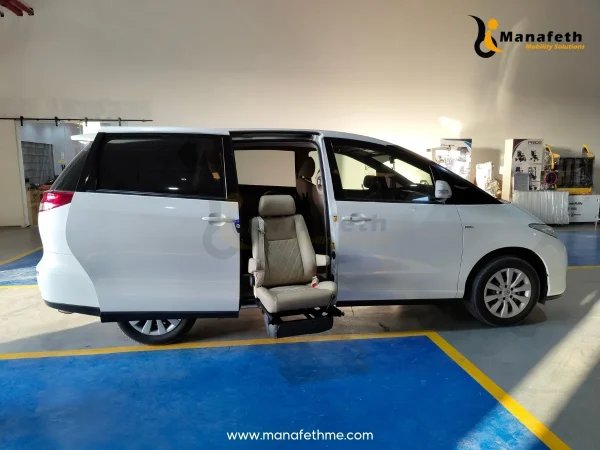 Toyota Previa with Turny seat by Manafeth mobility UAE