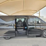 Turny Evo Seat in Toyota Granvia out side full view in Dubai