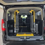 Wheelchair Lift Toyota Granvia back side view in Dubai