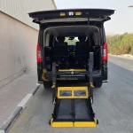 Wheelchair Lift Toyota Granvia lift out in Dubai UAE