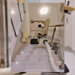 Wheelchair lift for stairs by Manafeth Mobility UAE